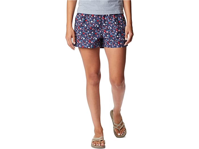 (取寄) コロンビア レディース サンディー リバー リ 3 プリンテッド ショーツ Columbia women Columbia Sandy River II 3" Printed Shorts Nocturnal/Mini Hibiscus