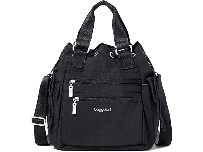 () obK[j fB[X _ GuEFA h[XgO obO Baggallini women Baggallini Modern Everywhere Drawstring Bag Black