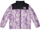 (取寄) ノースフェイス キッズ ガールズ 1996 レトロ ヌプシ ジャケット (リトル キッズ/ビッグ キッズ) The North Face Kids girls The North Face Kids 1996 Retro Nuptse Jacket (Little Kids/Big Kids) Purple Cactus Flower Tonal Dye Print