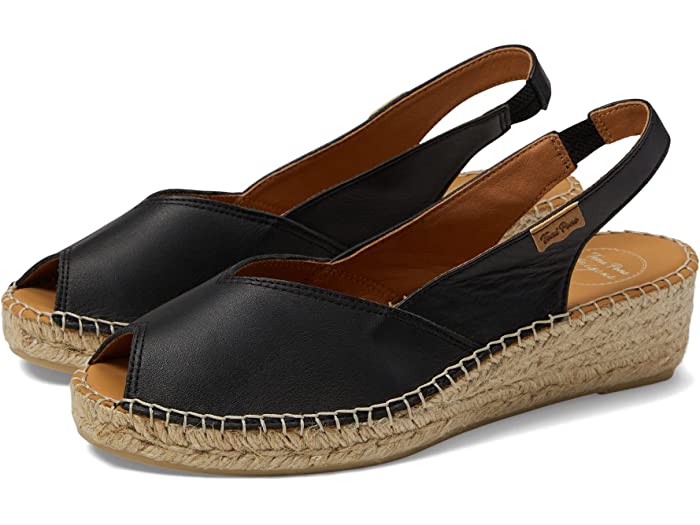 (取寄) トニー ポンズ レディース バーニア-P Toni Pons women Bernia-P Black Leather