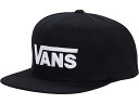 (取寄) バンズ キッズ ボーイズ ドロップ V リ スナップバック (ビッグ キッズ) Vans Kids boys Vans Kids Drop V II Snapback (Big Kids) Black/White