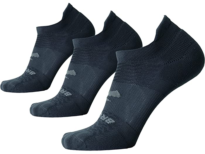 () ֥å - Ρ 硼 å 3-ѥå Brooks Brooks Run-In No Show Socks 3-Pack Asphalt