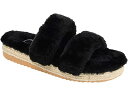() Wl RNV fB[X tH[ t@[ bNX Xbp Journee Collection women Journee Collection Faux Fur Relaxx Slipper Black