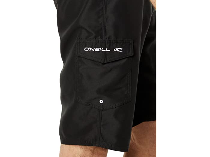 (取寄) オニール メンズ サンタ クルス ソリッド 2.0 ボードショーツ O'Neill men Santa Cruz Solid 2.0 Boardshorts Black/White