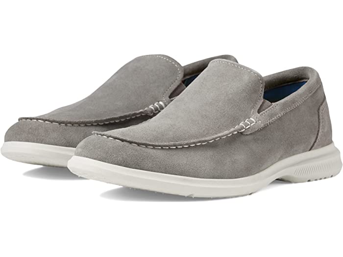 () t[VC Y nvgY bN gD Fj[V [t@[ Florsheim men Florsheim Hamptons Moc Toe Venetian Loafer Gray Suede