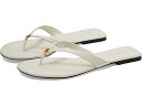 (取寄) トリーバーチ レディース カプリ レザー フリップ フロップ Tory Burch women Tory Burch Capri Leather Flip-Flop New Ivory