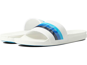 (取寄) クイックシルバー メンズ リヴィ スライド Quiksilver men Rivi Slide White/White/Blue