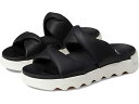 () \ fB[X oCu cCXg XCh SOREL women SOREL Viibe Twist Slide Black/Sea Salt