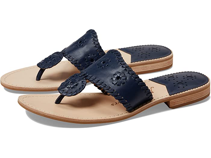 ジャックロジャース サンダル レディース (取寄) ジャック ロジャース レディース ジャックス フラッツ サンダル Jack Rogers women Jack Rogers Jacks Flat Sandal Midnight Navy/Midnight Navy