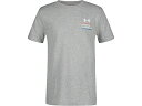 (取寄) アンダーアーマー キッズ ボーイズ ホライゾン ロゴ ショート スリーブ ティー (ビッグ キッズ) Under Armour Kids boys Under Armour Kids Horizon Logo Short Sleeve Tee (Big Kids) Mod Gray