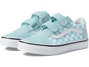 (取寄) バンズ キッズ キッズ オールド スクール V (リトル キッド) Vans Kids kids Vans Kids Old Skool V (Little Kid) Color Theory Checkerboard Canal Blue