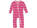 (取寄) キッキー パンツ キッズ キッズ プリント カバーオール ウィズ ジッパー (インファント) Kickee Pants Kids kids Kickee Pants Kids Print Coverall with Zipper (Infant) Calypso Ballerina