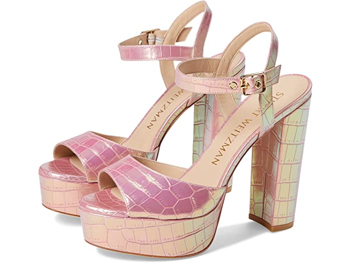 () X`A[g Cc} fB[X C_[ 95 vbgtH[ T_ Stuart Weitzman women Stuart Weitzman Ryder 95 Platform Sandal Cotton Candy Ice