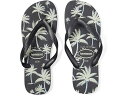 (取寄) ハワイアナス メンズ アロハ フリップ フロップ サンダル Havaianas men Havaianas Aloha Flip Flop Sandal Black/Black/White