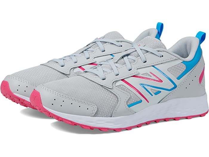 (取寄) ニューバランス キッズ スニーカー ジュニア 子供 靴 ガールズ フレッシュ フォーム 650v1 New Balance Kids Fresh Foam 650v1 (Big Kid) Summer Fog/Hi-Pink 1