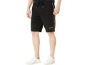 () ޡ˥   ȥ饤ץ ɥȥ 硼 Armani Exchange men Armani Exchange Side Striped Drawstring Shorts Black