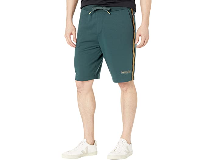 (取寄) アルマーニエクスチェンジ メンズ サイド ストライプド ドローストリング ショーツ Armani Exchange men Armani Exchange Side Striped Drawstring Shorts Green Gables