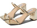 (取寄) スティーブマデン レディース リラ サンダル シューズ 靴 Steve Madden women Lilah Sandal Gold Metallic(4)