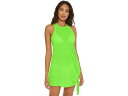 () xbJ oC xbJ o[` fB[X r[` f[g nC lbN hX Jo[-Abv BECCA by Rebecca Virtue women BECCA by Rebecca Virtue Beach Date High Neck Dress Cover-Up Lime Juice