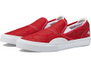 () GJ Y EBmE G6 Xbv-I Emerica men Emerica Wino G6 Slip-On Red/White