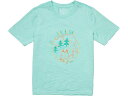 (取寄) エルエルビーン キッズ グラフィック ティー グロウ イン ザ ダーク (ビッグ キッズ) L.L.Bean kids L.L.Bean Graphic Tee Glow in the Dark (Big Kids) Faded Jade Love Nature