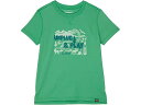 (取寄) エルエルビーン キッズ オーガニック ショート スリーブ ティー (リトル キッズ) L.L.Bean kids L.L.Bean Organic Short Sleeve Tee (Little Kids) Bright Elm Unplug and Play