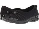 (取寄) ビジーズ レディース ニッチ Bzees women Niche Black Mesh Fabric