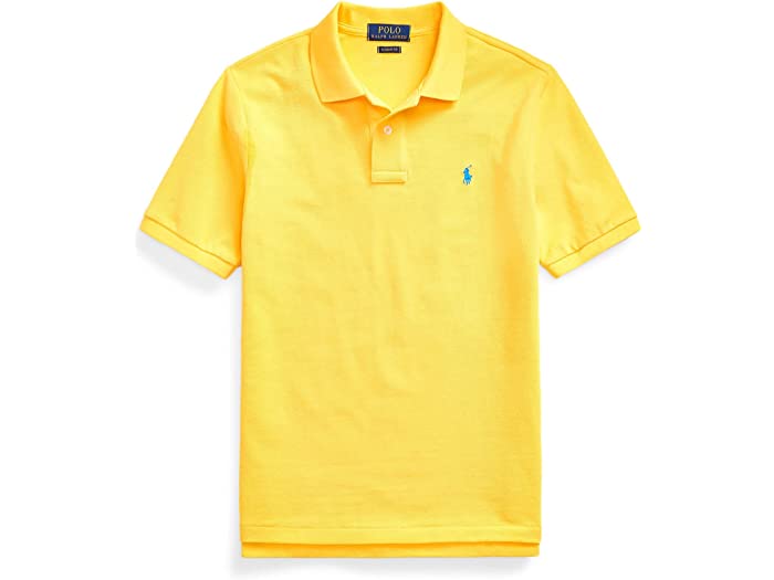 (取寄) ラルフローレン キッズ ボーイズ コットン メッシュ ポロ シャツ (ビッグ キッズ) Polo Ralph Lauren Kids boys Cotton Mesh Polo Shirt (Big Kids) Yellowfin