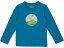 (取寄) エルエルビーン キッズ グラフィック Tシャツ グロウ イン ザ ダーク L.L.Bean kids L.L.Bean Graphic Tee Glow in the Dark Long Sleeve (Little Kids) Marine Blue Above The Clouds