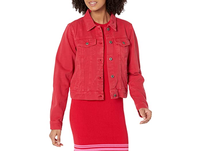 () ե꡼ԡץ ǥ 롼⥢ ǥ˥ 㥱å Free People women Free People Rumors Denim Jacket Strawberry Spritz