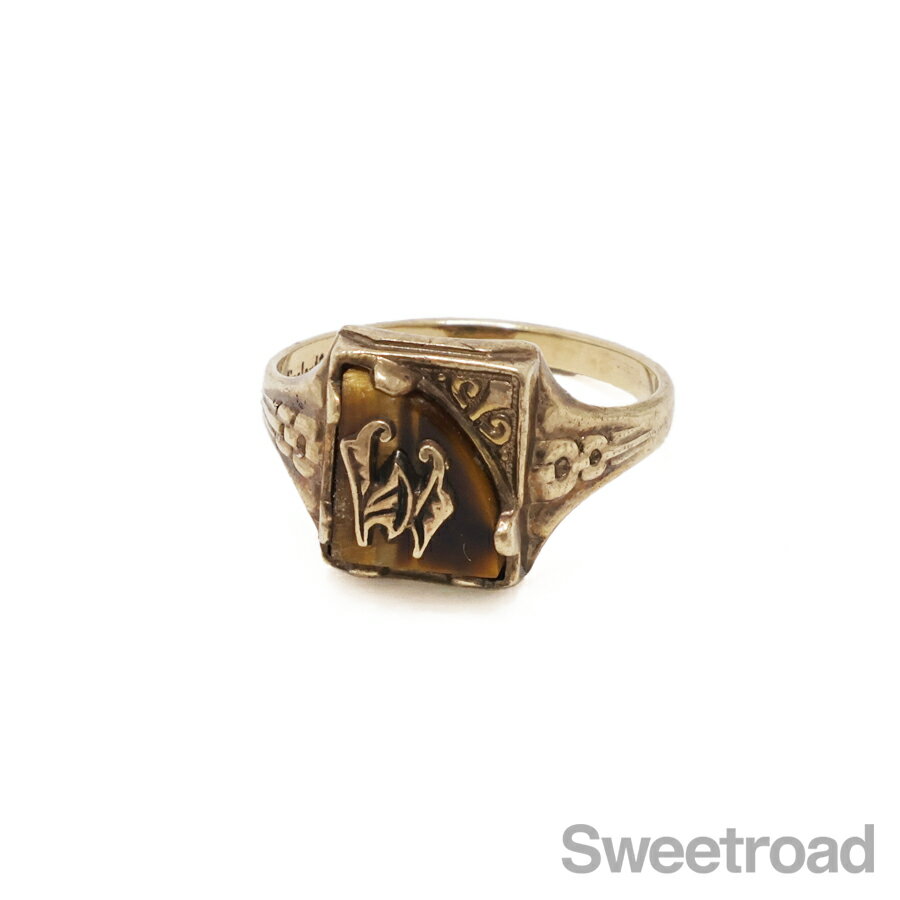 イニシャルリング10KYGタイガー...