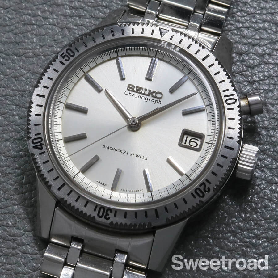 【セイコー】ワンプッシュクロノグラフ／Ref.5717-8990／タグ付き／1964年製／w-31195