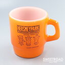 【ファイヤーキング】HERSHEYPARK/スタッキングマグ/オレンジ/1977年-1986年製/w-26624