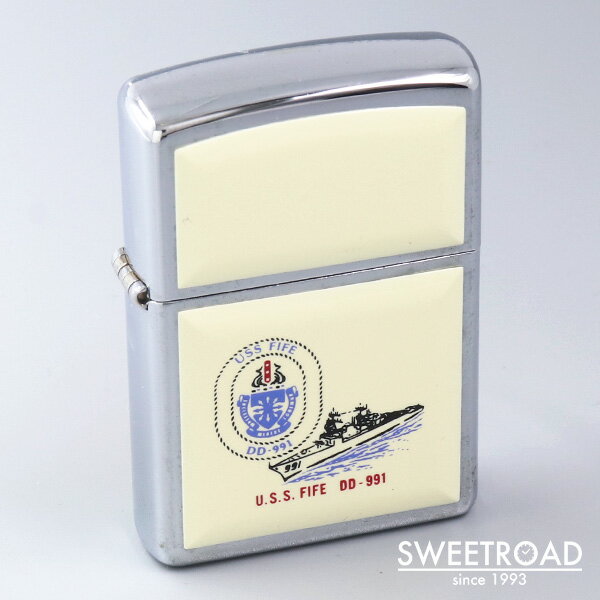 ミリタリーＺｉｐｐｏ 川崎店【ZIPPO／ジッポー】未使用品／ウルトラライト／USS FIFE DD-991／USSファイフ／アメリカ海軍／ミリタリー／2002年製／w-25582