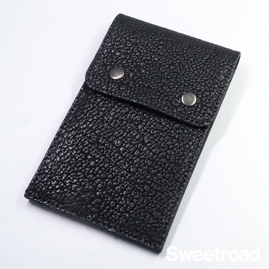 【ウォッチケース】ヒグマ革／限定20点／スイートロードオリジナル／トラべルポーチ／腕時計ケース／ブラック／ヒグマレザー／srwc-2