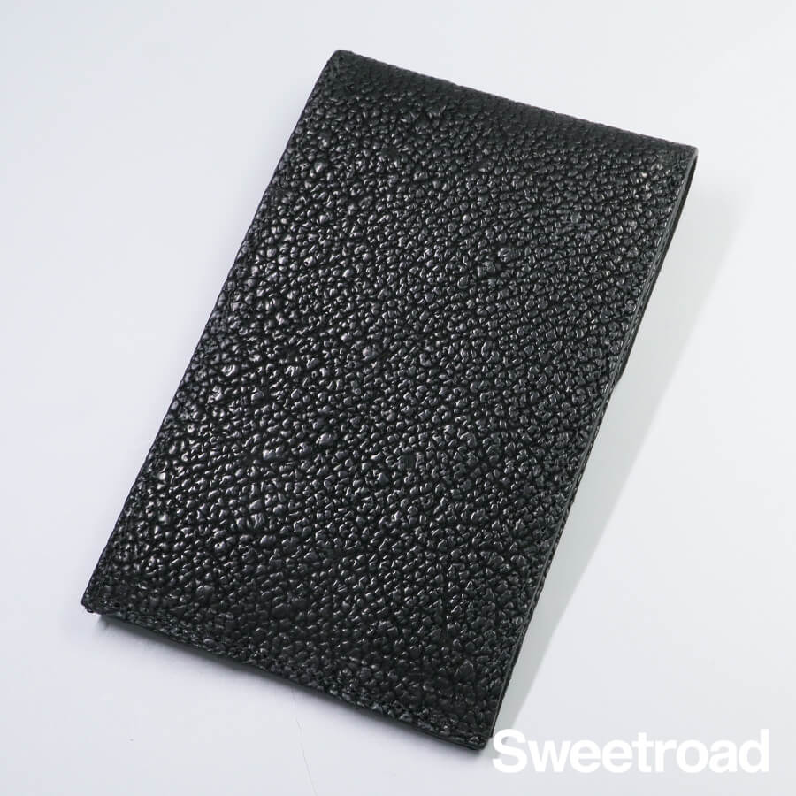 【ウォッチケース】ヒグマ革／限定20点／スイートロードオリジナル／トラべルポーチ／腕時計ケース／ブラック／ヒグマレザー／srwc-2