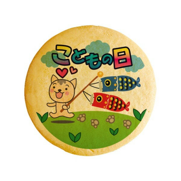 クッキー イラスト プリント メッセージ こどもの日 猫とこいのぼり 洋菓子 お菓子 内祝い 通販 人気 贈り物 おすすめ 有名 フォチェッタ focetta