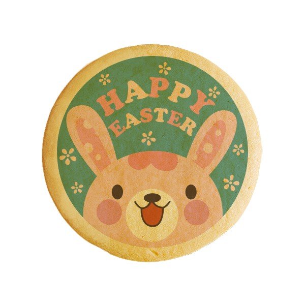 クッキー イラスト プリント メッセージ HAPPY EASTER-1 プチギフト 洋菓子 お菓子 内祝い 通販 人気 贈り物 おすすめ 有名 フォチェッタ f