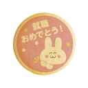 クッキー イラスト プリント メッセージ うさぎのおいわい 就職おめでとう プチ ギフト 洋菓子 お菓子 内祝い 通販 人気 贈り物 おすすめ 有名 フォチェッ...