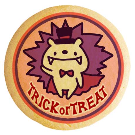 クッキー イラスト プリント メッセージ ハロウィン ドラキュラ 個包装 洋菓子 お菓子 内祝い 通販 人気 贈り物 おすすめ 有名 フォチェッタ focett