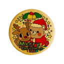 クッキー イラスト プリント メッセージ サンタとトナカイ お礼 プチ ギフト 洋菓子 お菓子 内祝い 通販 人気 贈り物 おすすめ 有名 フォチェッタ