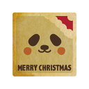 クッキー イラスト プリント メッセージ 動物たちのクリスマス_パンダ お祝い プチ ギフト 洋菓子 お菓子 内祝い 通販 人気 贈り物 おすすめ