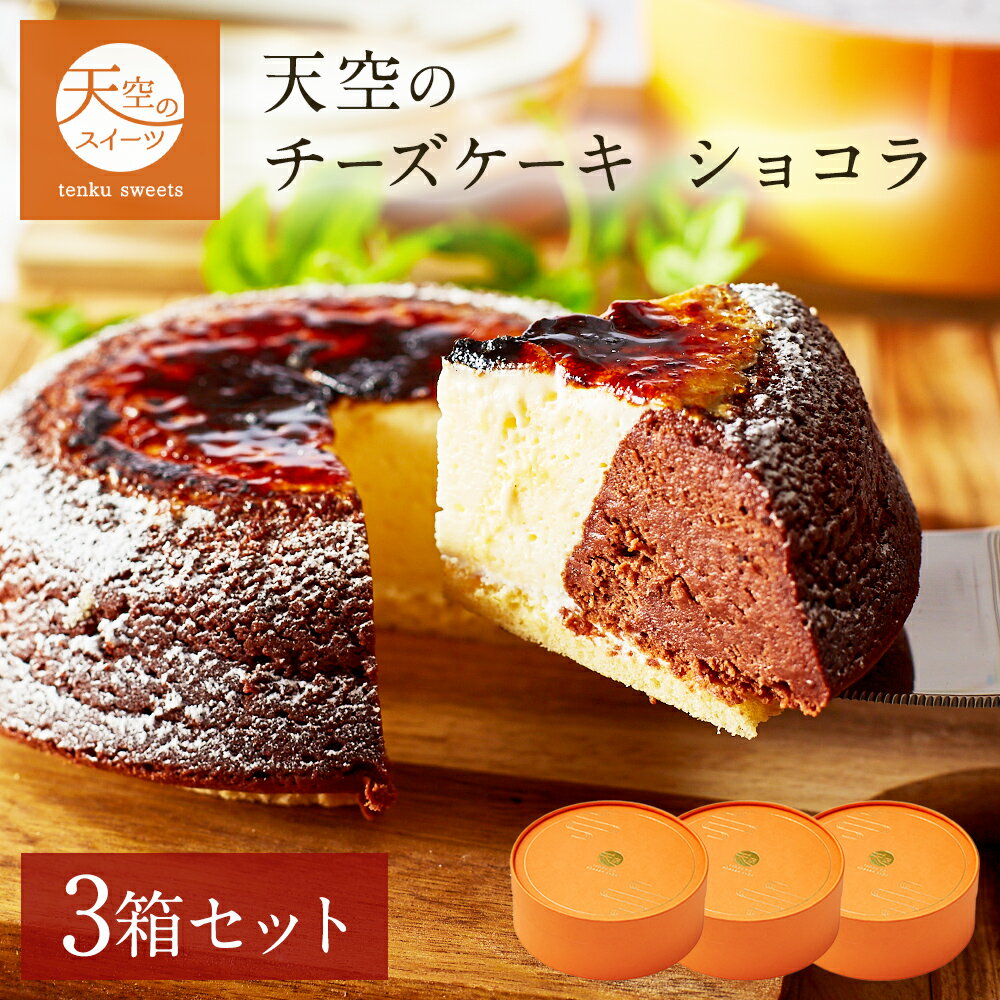 【 バレンタイン ギフト チョコレート 】 天空のチーズケーキショコラ 3箱セット ギフト バースデーギフト 濃厚 シブースト フロマージュ 誕生日 スフレ 内祝い ギフト プレゼント 贈り物のサムネイル