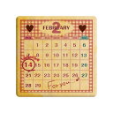クッキー イラスト プリント メッセージ Valentineカレンダー 個包装 洋菓子 お菓子 内祝い 通販 人気 贈り物 おすすめ 有名 フォチェッタ