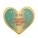 クッキー イラスト プリント メッセージ 2.14 バレンタイン Happy Valentine'S DAY 個包装 内祝い 贈り物 おすすめ 有名