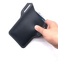 スマホポーチ ベルト用 縦型 全2色 2サイズ 6.5インチ 7.5インチ 多機種対応 スマホ入れ スマホケース おしゃれ シンプル 男性用 薄い 黒 茶 携帯...