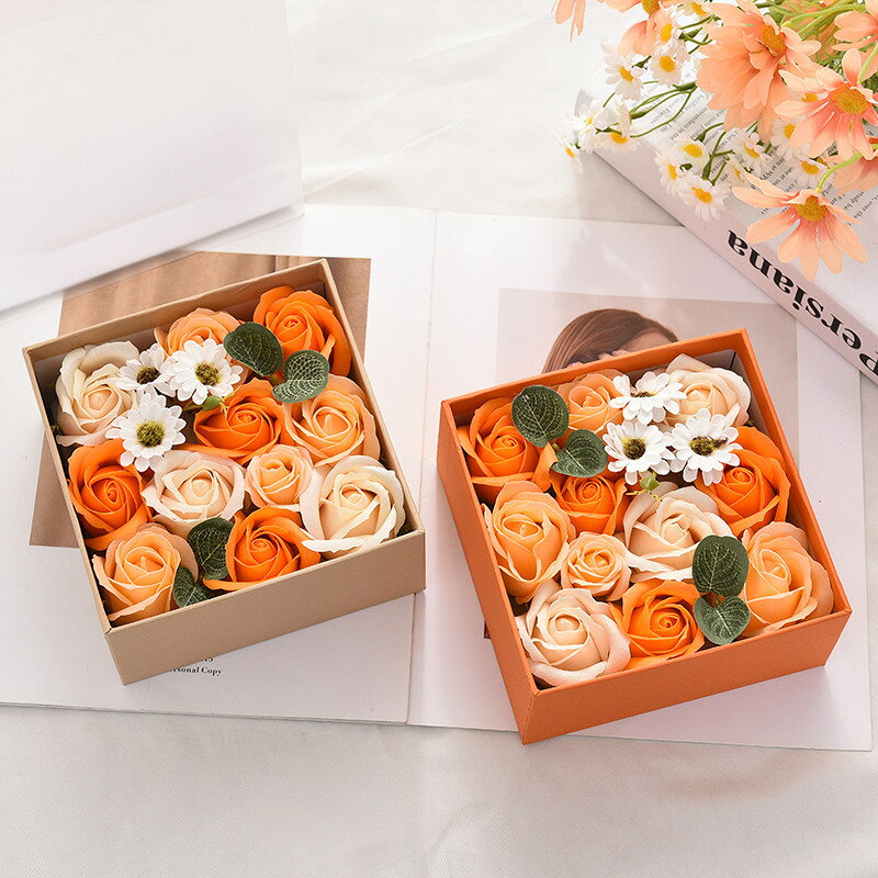 ギフトボックス ソープフラワー ラッピング フレグランス バラ ローズ プレゼント おしゃれ 上品 レディース 誕生日 クリスマス 母の日 敬老の日 バレンタイン ホワイトデー 入学 卒業 合格 入社 就職 祝い sweetsweetshop-10002168 SweetSweet Shop サンプル画像3
