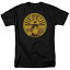 サンレコード Tシャツ ELVIS FULL SUN LABEL ブラック アダルト サイズ SUN-TV-AT-100B