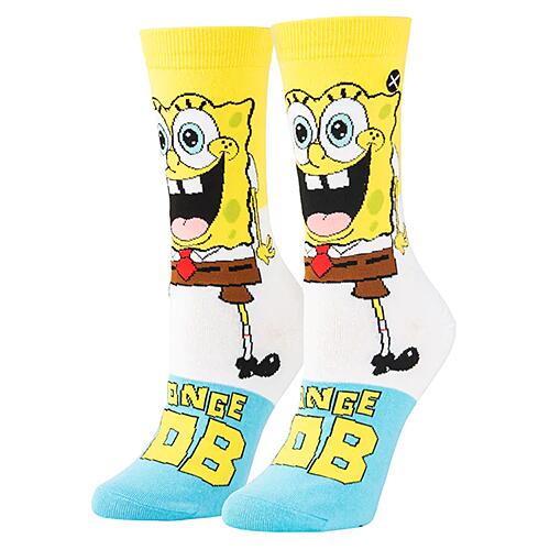 ODD SOXiIbh \bNXjWOMEN'S SPONGEBOB SMILEPANTS OS-SOC-WM-30902WONCD