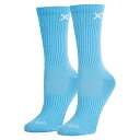 ODD SOX（オッド ソックス）WOMEN'S BASIC SKY HEATHER CREW OS-SOC-WM-30805-SHCW